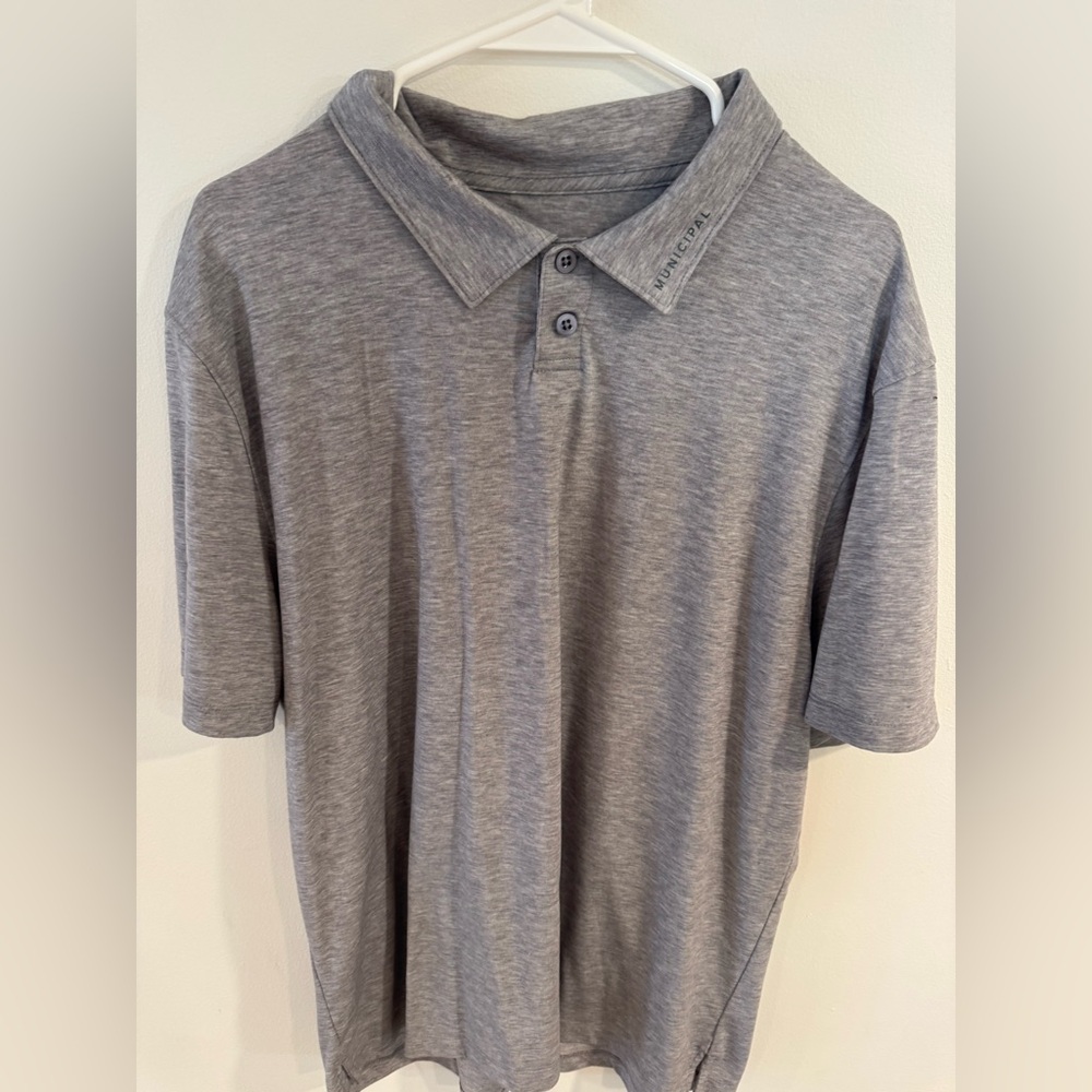 Municipal Golf Grey Polo Shirt